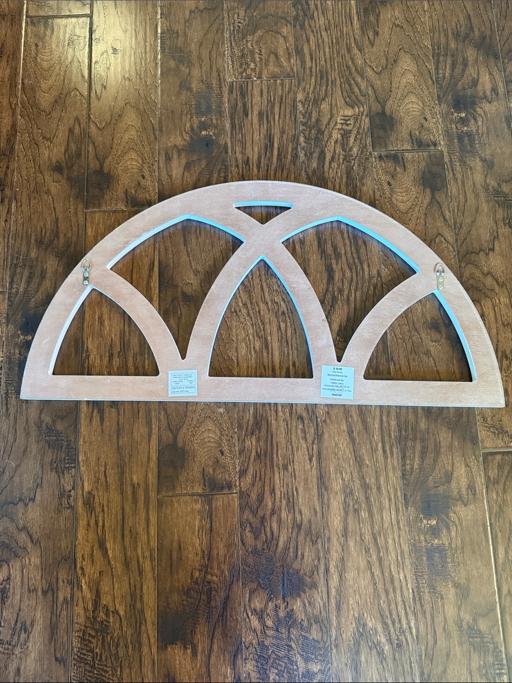 NWT! Hobby Lobby White Distressed Window Arch Wall Decor - Picture 4 of 6